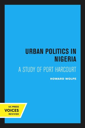 Urban Politics in Nigeria