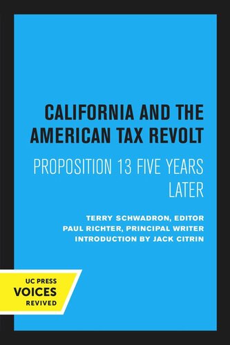 California and the American Tax Revolt