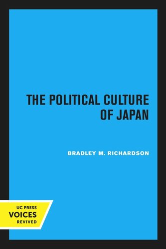 The Political Culture of Japan