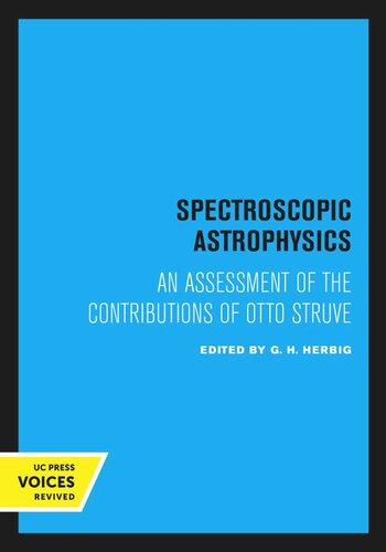 Spectroscopic Astrophysics