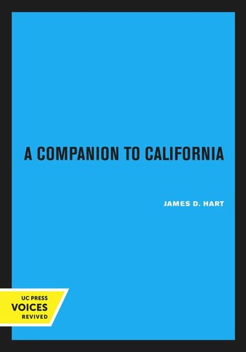 A Companion to California