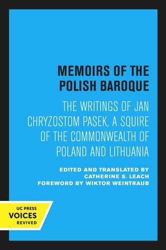 Memoirs of the Polish Baroque