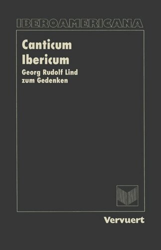 Canticum Ibericum : Neuere spanische, portugiesische und lateinamerikanische Literatur im Spiegel von Interpretation und Übersetzung