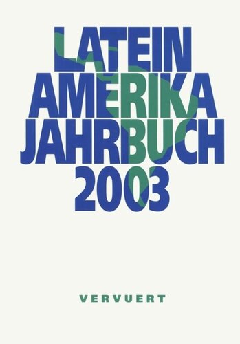 Lateinamerika Jahrbuch 2003