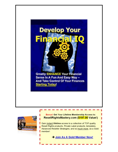 Develop Your Financial IQ