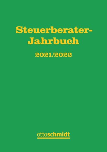 Steuerberater-Jahrbuch: Steuerberater-Jahrbuch 2021/2022