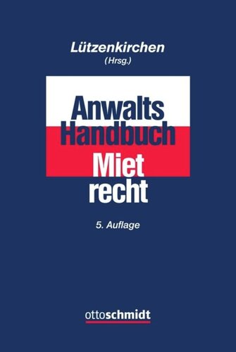 Anwalts-Handbuch Mietrecht