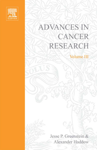 Advances in Cancer Research, Vol. 3