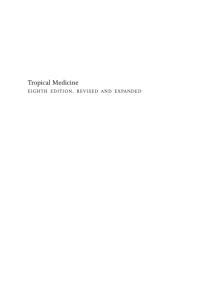 Tropical Medicine: A Clinical Text