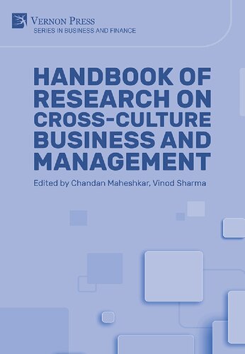 Handbook of Research on Cross-culture Business and Management