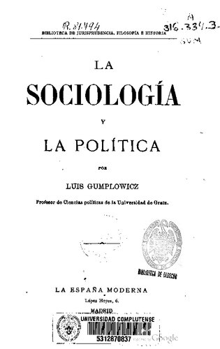 La Sociología y la Política