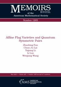 Affine Flag Varieties and Quantum Symmetric Pairs