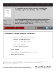 An Assessment of the National Institute of Standards and Technology Engineering Laboratory: Fiscal Year 2014