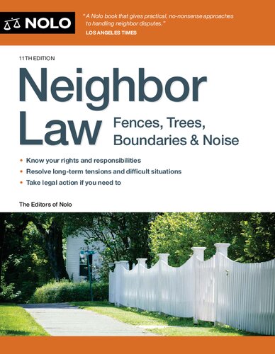 Neighbor Law: Fences, Trees, Boundaries & Noise [Team-IRA] (True PDF)