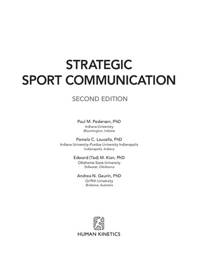 Strategic Sport Communication