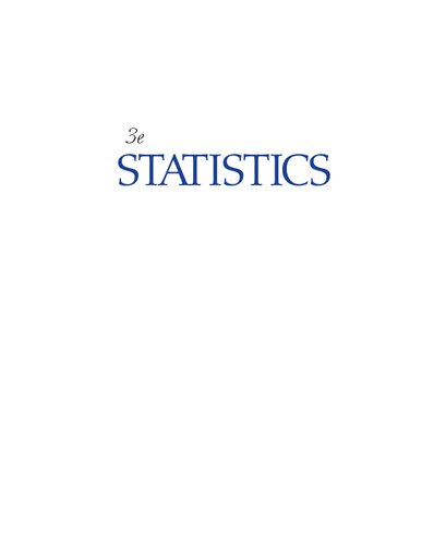 Statistics: A Gentle Introduction