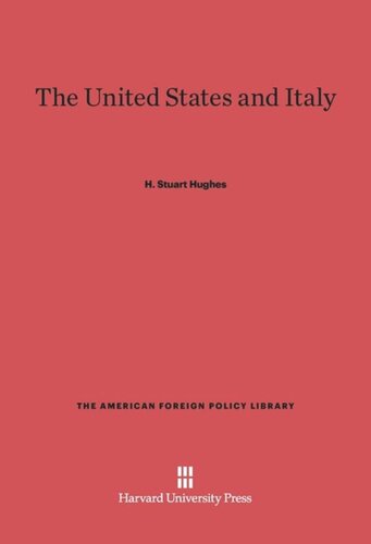 The United States and Italy: Third Edition, Enlarged