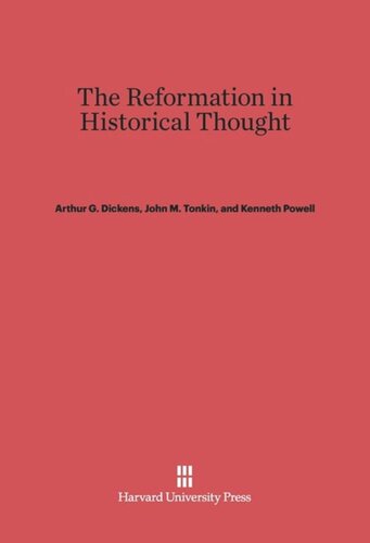 The Reformation in Historical Thought