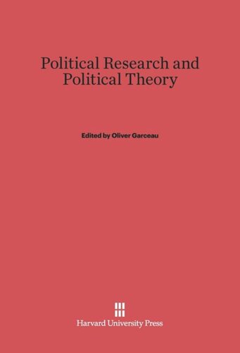 Political Research and Political Theory