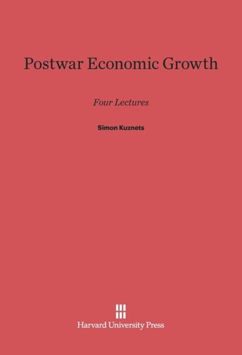 Postwar Economic Growth: Four Lectures