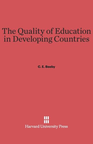 The Quality of Education in Developing Countries