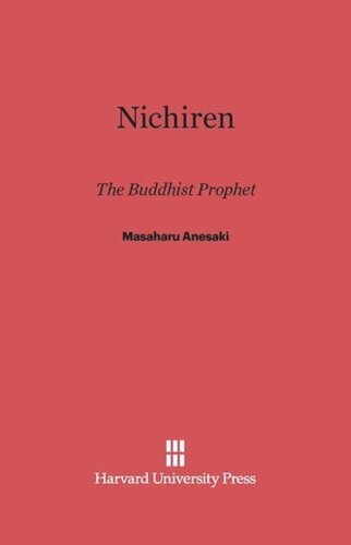 Nichiren: Buddhist Prophet