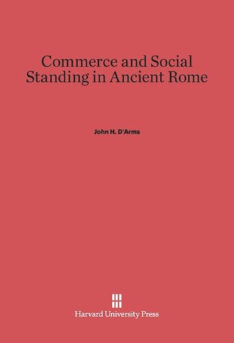 Commerce and Social Standing in Ancient Rome