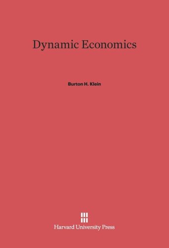 Dynamic Economics