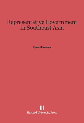 Representative Government in Southeast Asia