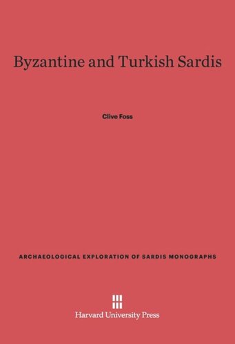 Byzantine and Turkish Sardis