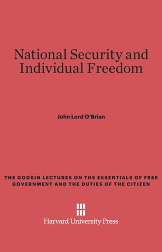 National Security and Individual Freedom