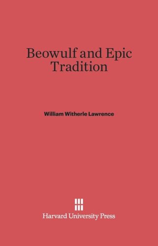 Beowulf and Epic Tradition