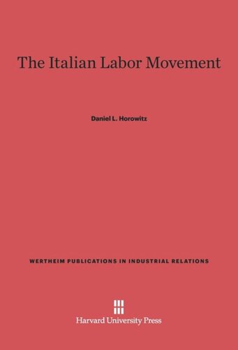 The Italian Labor Movement