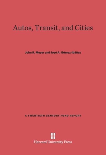 Autos, Transit, and Cities