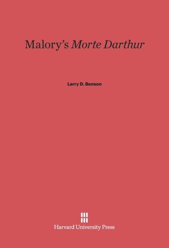 Malory's <i>Morte Darthur</i>