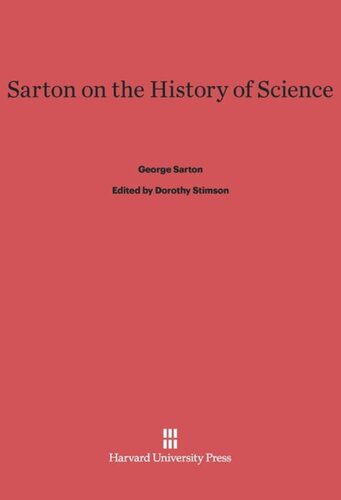 Sarton on the History of Science