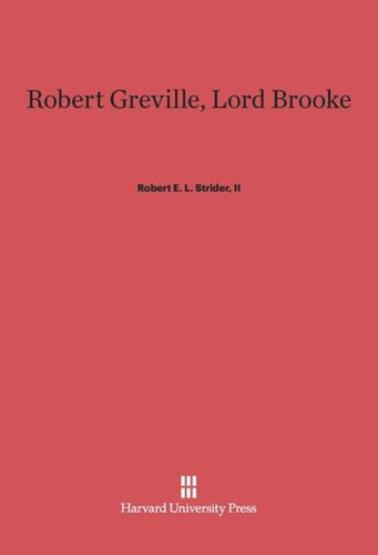 Robert Greville, Lord Brooke