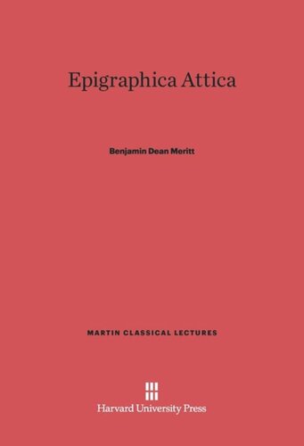 Epigraphica Attica