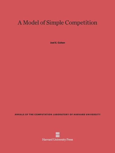 A Model of Simple Competition