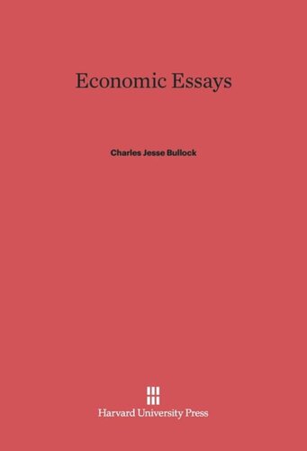 Economic Essays