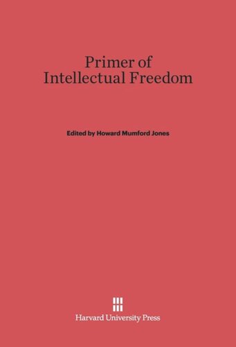 Primer of Intellectual Freedom