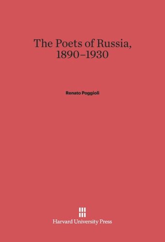 The Poets of Russia, 1890–1930