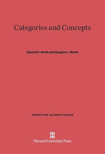 Categories and Concepts