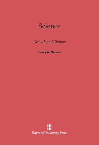 Science: Growth and Change