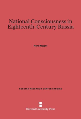 National Consciousness in Eighteenth-Century Russia