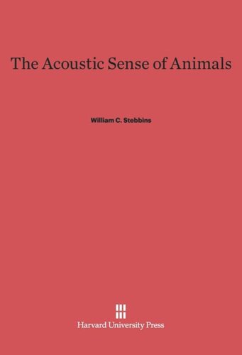 The Acoustic Sense of Animals