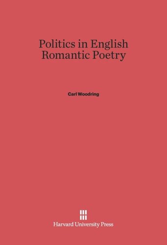 Politics in English Romantic Poetry