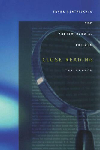 Close Reading: The Reader