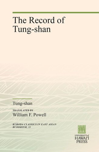 The Record of Tung-shan