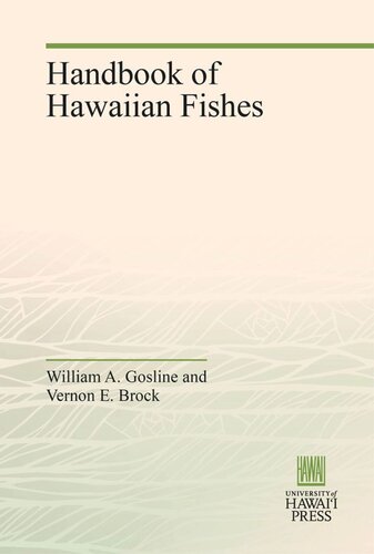 Handbook of Hawaiian Fishes